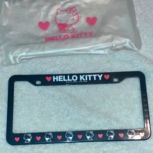 Brand New Hello Kitty License Plate Frame